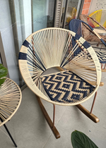 Silla auxiliar Pavo Precolombina