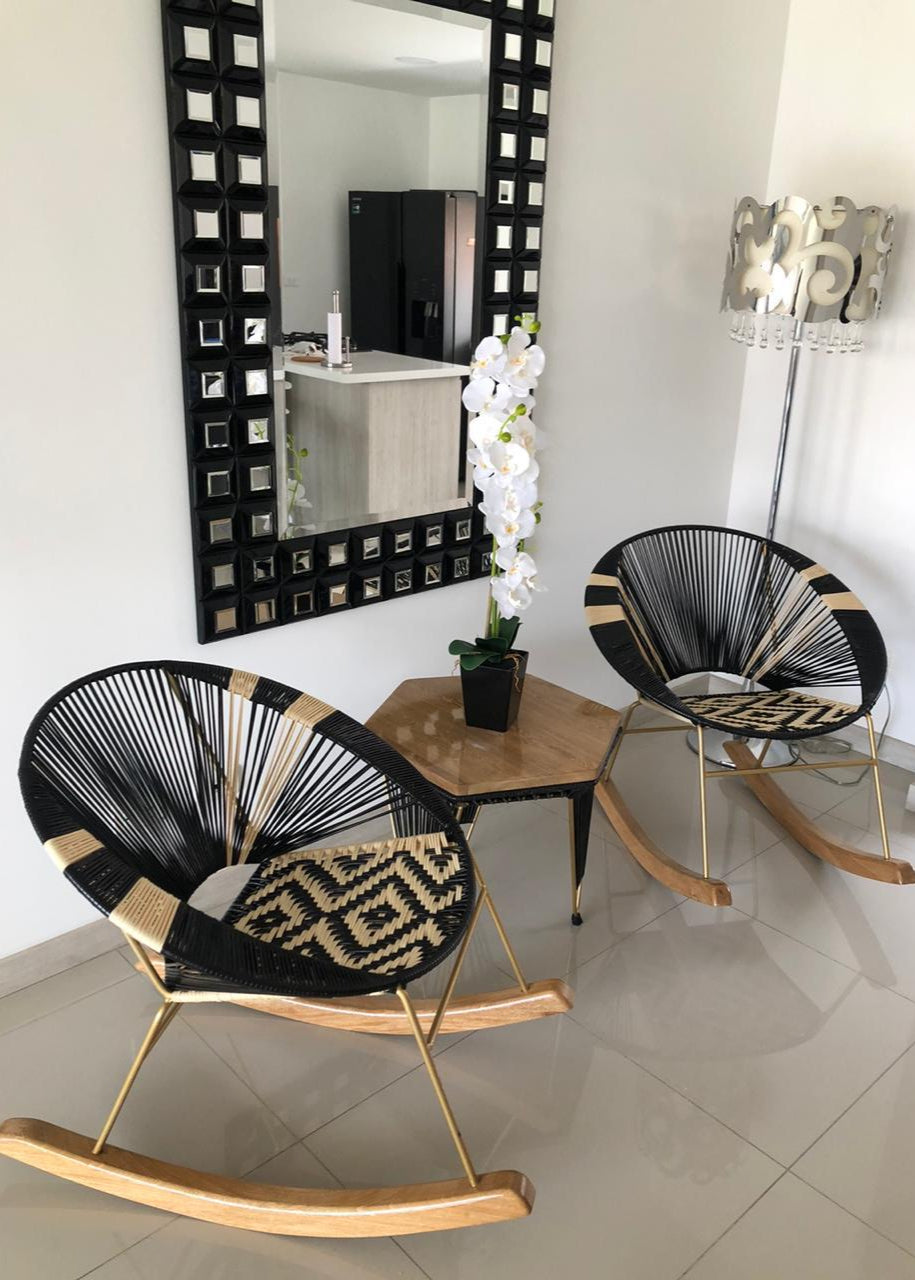 Silla auxiliar Pavo Precolombina