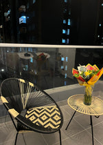 Silla auxiliar Pavo Precolombina